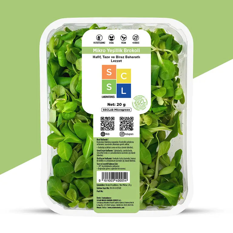 Mikro Yeşillik Brokoli - SSC Lab.