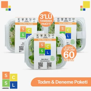 Mikro Yeşillik Tadım & Deneme Paketi